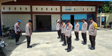 Polsek Pangkalan Lesung Siapkan Pengamanan Tabligh Akbar HUT Transmigrasi ke-35