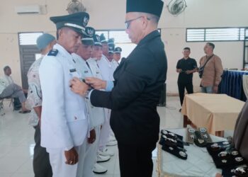 Camat Bakhtiar Lantik Geusyik Baru, Harapan Baru Ditengah Badai Bencana   