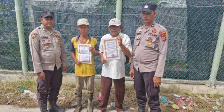 Polsek Kuala Kampar Sosialisasikan Maklumat Kapolda Riau Antisipasi Karhutla