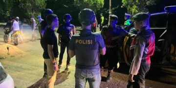 Patroli Tim RAGA Polres Kuansing Wujudkan Situasi Aman dan Kondusif di Teluk Kuantan