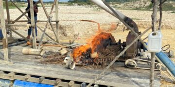 Polsek Kuantan Hilir Tertibkan Aktivitas PETI di Hutan Ulayat Kenegerian Koto Rajo