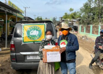 LSM Gadjah Puteh Salurkan Bantuan Kemanusiaan untuk Korban Banjir Bandang di Aceh Tamiang