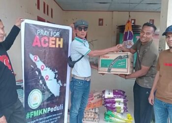 FMKN Salurkan Bantuan Ke 12 Gampong Di Nibong, Solidaritas Masyarakat Jadi Kekuatan Utama