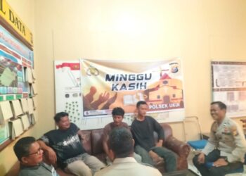 Polsek Ukui Gelar Minggu Kasih, Warga Sampaikan Keluhan soal Karhutla hingga Remaja Nongkrong