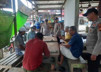 Polsek Ukui Gelar Patroli dan Edukasi Kamtibmas, Wujudkan Lingkungan Aman dan Kondusif