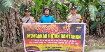 Sosialisasi Maklumat Kapolda Riau untuk Cegah Karhutla