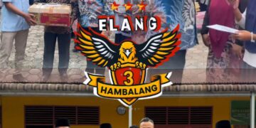 Ketua DPP Elang 3 Hambalang Pebriyan Winaldi Rawat Harapan Santri MDTA Fasilitas Pendidikan Agama Desa Koto Perambah