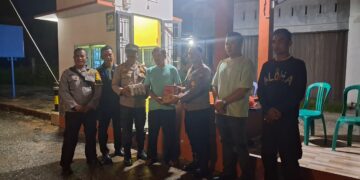 Kapolsek Tambang Kunjungi Pos Kamling, Jalin Kemitraan Jaga Keamanan