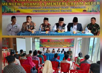 Polsek Bunut Sosialisasikan Peraturan Bersama Dua Menteri tentang Kerukunan Umat Beragama