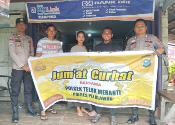 Polsek Teluk Meranti Gelar “Jum’at Curhat”, Dorong Remaja Tertib Berkendara