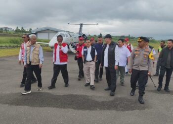 Ketua PMI Jawahir Dampingi Bupati Tagore Sambut Kedatangan Ketum Jusuf Kalla
