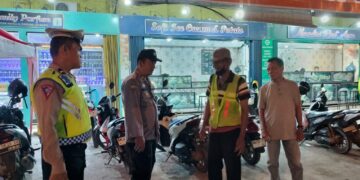 Cegah Kejahatan C3, Polsek Pangkalan Kerinci Gelar Patroli Malam dan Cooling System
