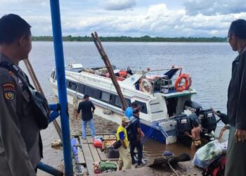 Polsek Teluk Meranti Pantau Arus Libur Nataru di Pelabuhan Pulau Muda
