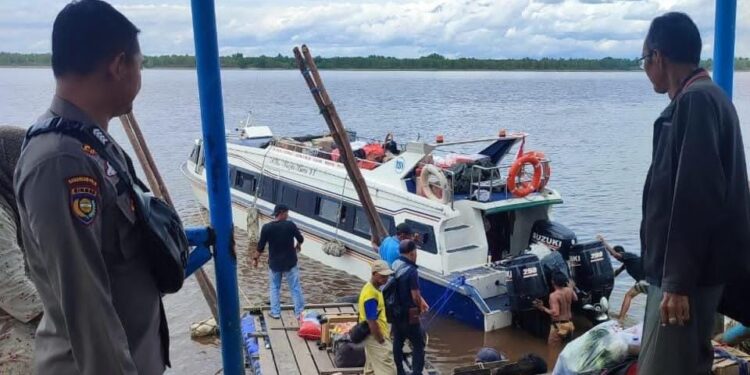 Polsek Teluk Meranti Pantau Arus Libur Nataru di Pelabuhan Pulau Muda
