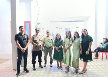 Polsek Pangkalan Kuras Amankan Ibadah Natal Pemuda di Gereja GPdI Maranatha