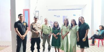 Polsek Pangkalan Kuras Amankan Ibadah Natal Pemuda di Gereja GPdI Maranatha