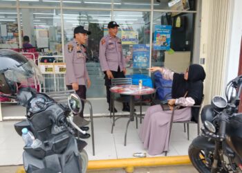 Polsek Pangkalan Lesung Gelar Patroli Dialogis Antisipasi Kejahatan C3