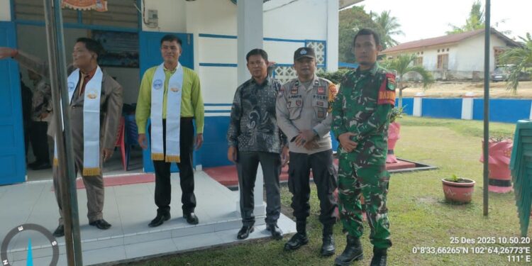 Polsek Bunut Amankan Ibadah Natal 2025 di Beberapa Gereja, Situasi Kondusif