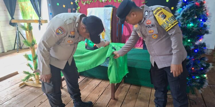 Polsek Kuala Kampar Amankan Ibadah Natal 2025 di Tiga Gereja, Situasi Tetap Kondusif
