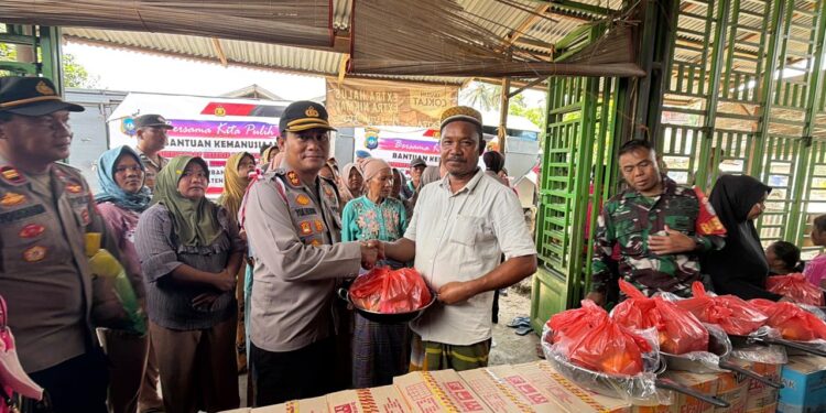 Polres Aceh Tenggara Salurkan Bantuan Kemanusiaan Dirkrimsus Polda Kepri Ke 14 Desa