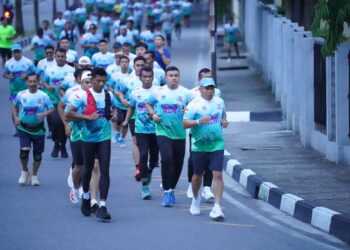 Polda Riau Gelar Marine Police Fun Run, Lari untuk Menjaga Alam dan Lautan