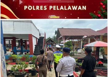 Pos Pam Nilam Sari Ukui Patroli Objek Wisata Selama Operasi Lilin 2025
