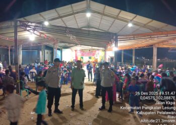 Polsek Pangkalan Lesung Perketat Pengamanan Perayaan Natal dan Tahun Baru
