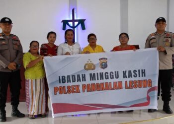 Polsek Pangkalan Lesung Gelar Minggu Kasih, Bahas Hoaks hingga Pencurian Sawit