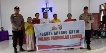 Polsek Pangkalan Lesung Gelar Minggu Kasih, Bahas Hoaks hingga Pencurian Sawit