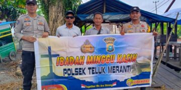 Polsek Teluk Meranti Gelar Minggu Kasih, Warga Keluhkan Remaja Nongkrong hingga Larut Malam