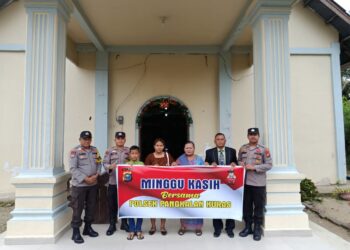 Polisi Gelar Minggu Kasih, Warga Dihimbau Waspada Banjir dan Jauhi Narkoba