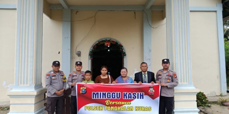 Polisi Gelar Minggu Kasih, Warga Dihimbau Waspada Banjir dan Jauhi Narkoba