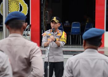 Kapolres Aceh Tengah Sambut 100 Personel BKO Brimob, Perkuat Pemulihan Pasca Bencana