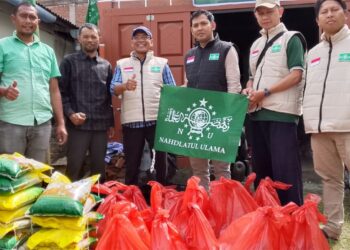 PCNU Aceh Barat Dan Ikatan Santri Meureubo Salurkan Bantuan Sembako Di Aceh Tengah