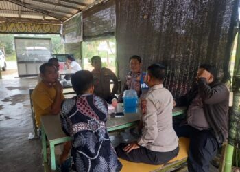 Polsek Ukui Intensifkan Patroli dan Edukasi Warga, Jaga Kamtibmas Tetap Kondusif di wilayah hukumnya