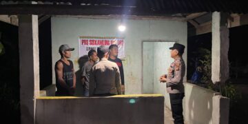 Polisi Cek Pos Kamling di Pangkalan Kuras untuk Perkuat Keamanan Lingkungan