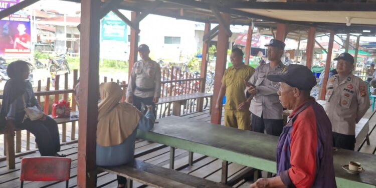 Polsek Kuala Kampar Sosialisasikan Antisipasi Banjir, Warga Diminta Waspada Kenaikan Sungai Kampar