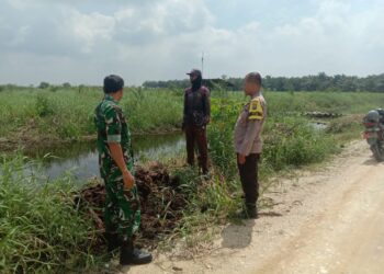 Debit Air di Desa Rantau Baru Menurun, Akses Jalan Tetap Aman