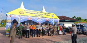Rayakan Libur Nataru dengan Tenang, Polres Siak Tingkatkan Pengamanan Istana Siak