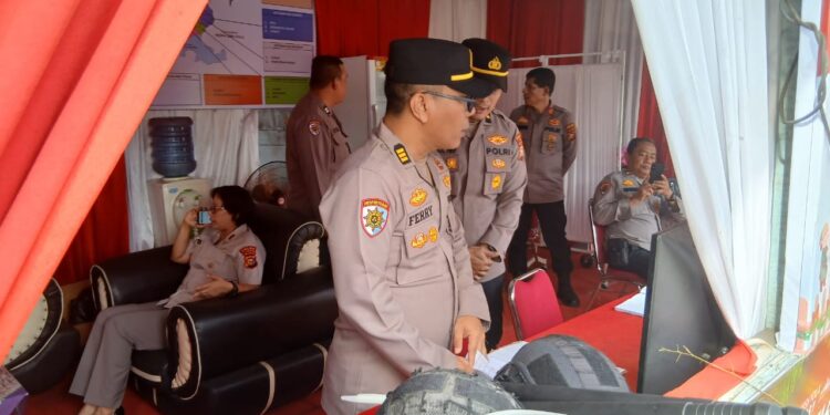 Tim Wasops Polda Riau Cek Pos PAM Yan Cerano Ops Lilin Lancang Kuning 2025