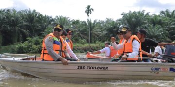 Bupati, Kapolres, Dandim Bersatu Pantau Sungai Kampar, Kapolres: Antisipasi Bencana, Lindungi Masyarakat!”