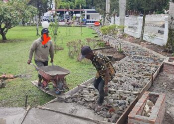Masih Adakah Empati Bencana, Jogging Trek Pendopo Tetap Dikerjakan