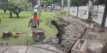 Masih Adakah Empati Bencana, Jogging Trek Pendopo Tetap Dikerjakan