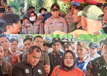 Polisi Jaga Harkamtibmas Penguasaan Lahan PT Jimmy Perhentian Raja