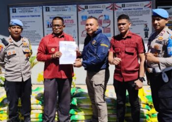 Rutan Takengon Terima Bantuan Beras 1 Ton Dari Polres Aceh Tengah