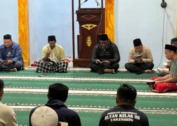 Bencana Tak Halangi Ibadah, Rutan Takengon Tetap Hidupkan Wirid Yasin Rutin