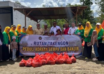 Tetap Berbagi Meski Teruji: Rutan Takengon Salurkan Bantuan Kepada Masyarakat Pasca Bencana