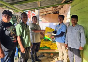 Ringankan Beban Korban Bencana, DPD KNPI Langsa Distribusi Bantuan Sembako