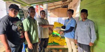 Ringankan Beban Korban Bencana, DPD KNPI Langsa Distribusi Bantuan Sembako