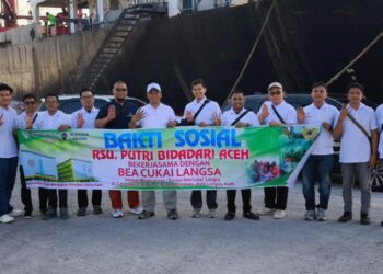 Bea Cukai Langsa dan RSU Putri Bidadari Aceh Gelar Baksos dan Pengobatan Gratis